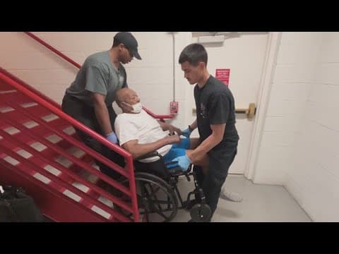 Update on broken elevators that have ex-Houston Oilers player, other seniors trapped