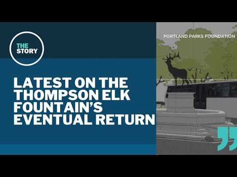 Thompson Elk Fountain won't return until mid-2025