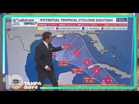 Tracking the Tropics: Potential Tropical Cyclone Eighteen meandering in south central Caribbean