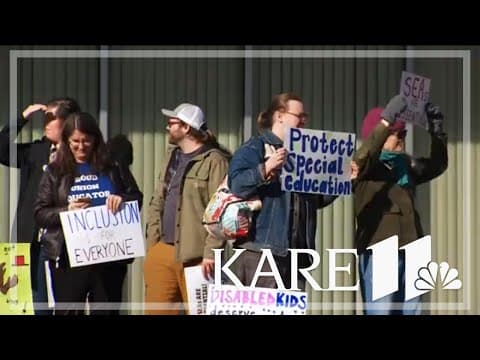 Minneapolis Public School union members rally against cuts to right size $75 million deficit