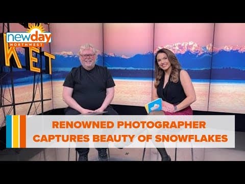 Icy beauty: Renowned photographer captures the elusive beauty of a snowflake - New Day NW