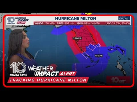 Tracking Milton: The latest forecast tracks, news updates from 10 Tampa Bay