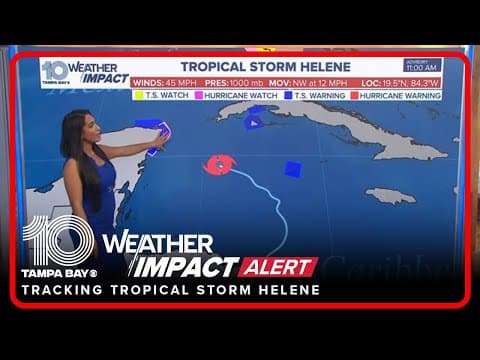 TROPICAL UPDATE: Tropical Storm Helene forms, expected to become major hurricane