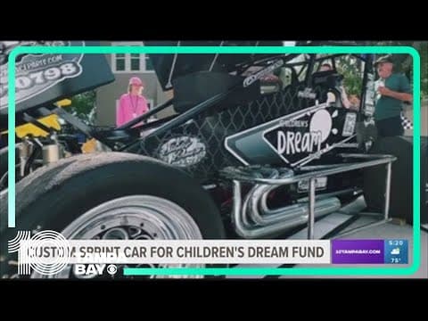 Children's Dream Fund reveal new custom sprint car to bring joy to children with life-threatening il