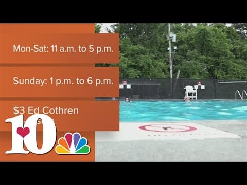 City of Knoxville pools open for the season Memorial Day weekend