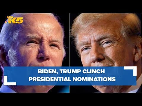 Biden, Trump are presumptive nominees for their respective parties