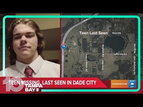 Missing teen in Pasco County