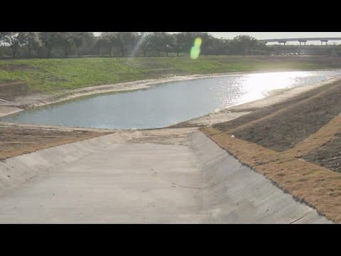 20-million-gallon detention basin in Meyerland designed to help prevent flooding