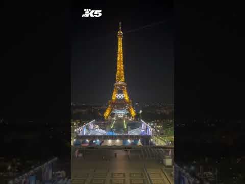 Take a moment and enjoy the Eiffel Tower's sparkling lights during the 2024 Paris Olympic Games ✨