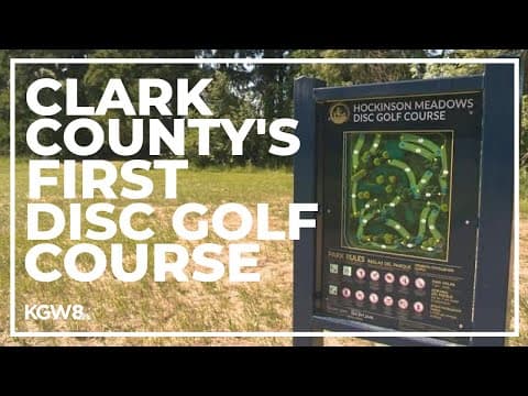 Disc golf course opens in Clark County