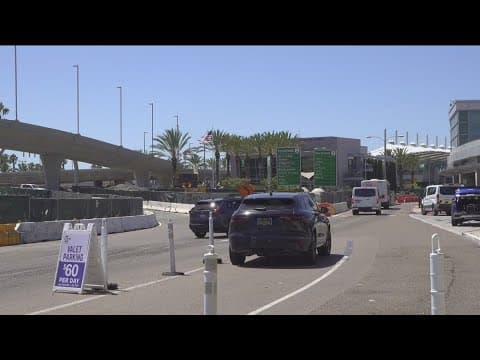 Arrivals roadway connecting terminals at San Diego airport to close for construction