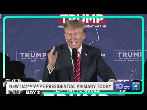 New Hampshire presidential primary today