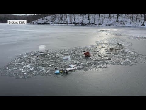 First responders rescue southern Indiana man who had fallen through lake ice