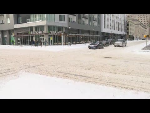 Winter storm impacting roads across central Indiana