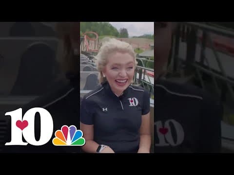 Riding Dollywood's new roller coaster