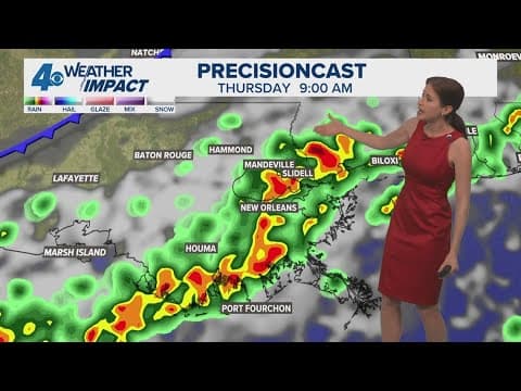 New Orleans Weather: Rain expected Wednesday and Thursday