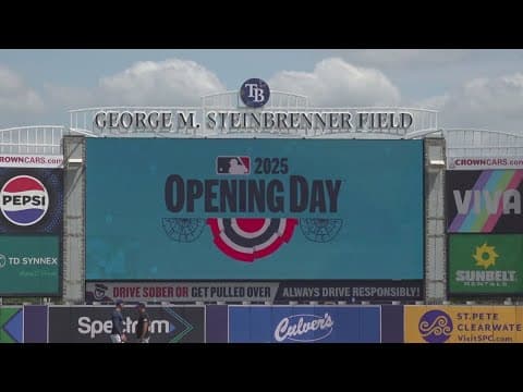 Rays Opening Day: Fans flood in for sold-out game at rebranded Steinbrenner Field