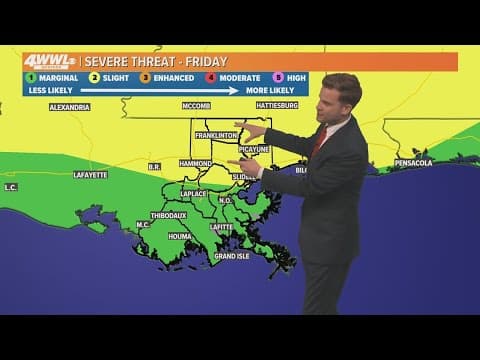 Storm threat and flood risk Friday afternoon and evening