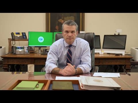 Secretary of Defense Pete Hegseth addresses crash with US Army helicopter, American Airlines flight