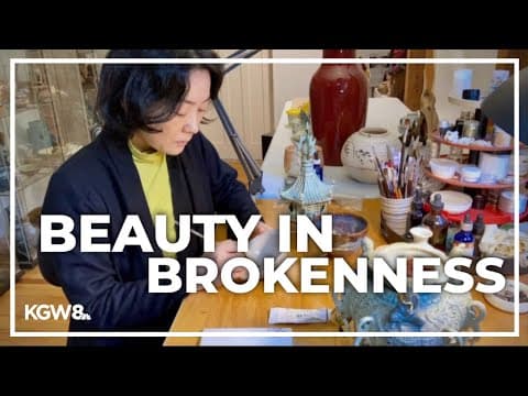 Portland Japanese Garden exploring themes of healing with kintsugi exhibit