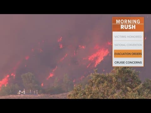 California wildfires: Lake Fire causes evacuations