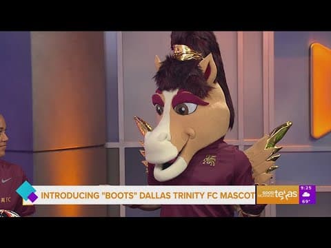 Meet the Dallas Trinity FC mascot: Boots!