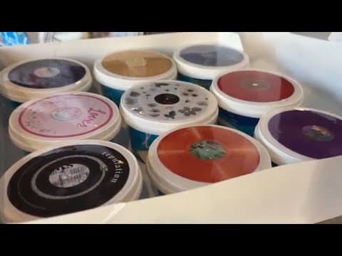 Ice cream shop celebrating Taylor Swift's 'Life of a Showgirl' album with new flavors