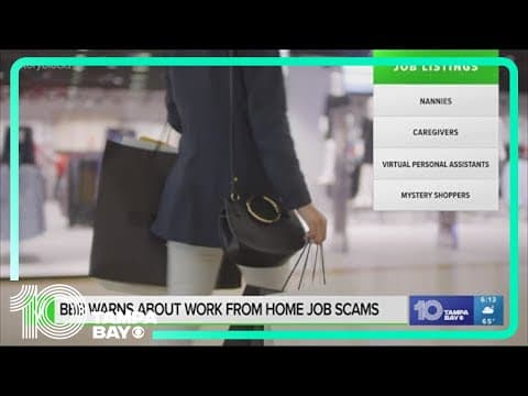 Work from home job scams are on the rise