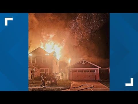 RAW VIDEO: 4 houses damaged after 'suspicious' fire in Camby