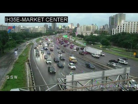 Crashes clearing in North Texas Thursday afternoon