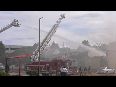HFD: North Houston restaurant fire put out after hours-long battle