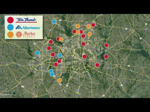 These 26 DFW grocery stores -- mostly Tom Thumb -- would sell in Kroger/Albertsons merger