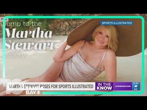 Martha Stewart makes history as Sports Illustrated Swimsuit Issue cover model
