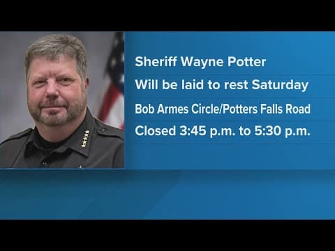 Road closures expected as Morgan County honor life of dedicated Sheriff Wayne Potter Saturday