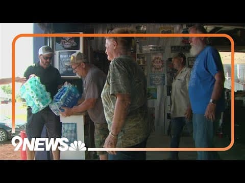 Community comes together after brush fire near Byers