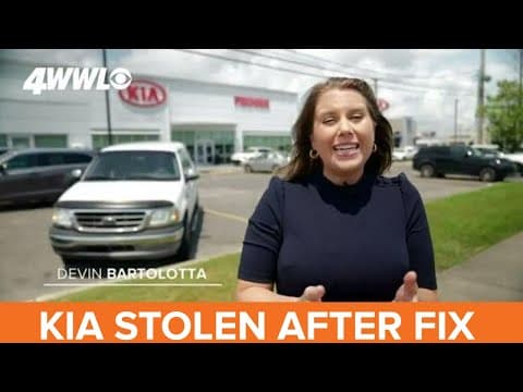 First case of Kia stolen after security software upgrade reported in New Orleans