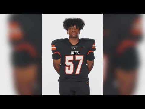 Friends and family gather for funeral of Lancaster football player