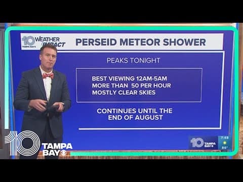 Perseid meteor shower set to peak Sunday night. Here's how to watch