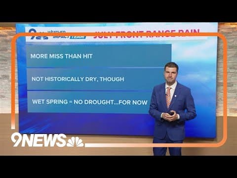 Denver sees its driest start to July since 2021