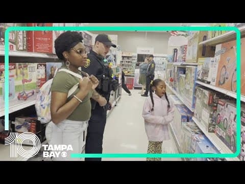 'Operation Christmas Cheer': Clearwater police help spread holiday joy to local children, families