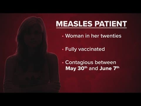 Dallas County officials confirm first measles case