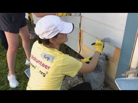 Volunteers repair East End woman's home