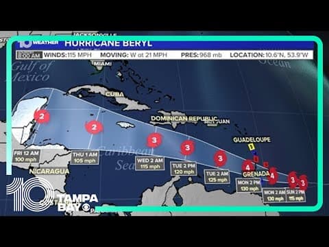 Tracking the Tropics: Hurricane Beryl could intensify further, other systems to look out for