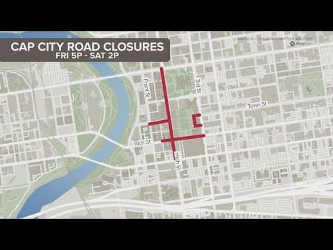 Capital City Half & Quarter Marathon to cause several road closures this weekend