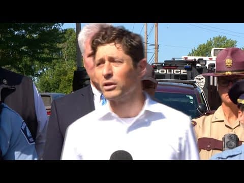 Minnesota shooting: Mayor Jacob Frey briefs media, saying 'these kids were literally praying'