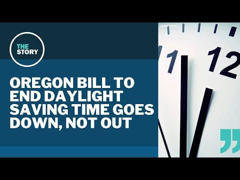 Oregon bill that would eliminate daylight saving time voted down, but it may return