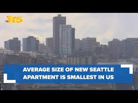 Average Seattle apartment is 659 square feet, the smallest in the country