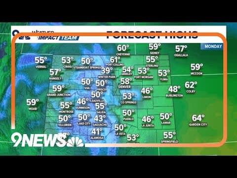 Extended weather: Sunny and seasonal Monday afternoon