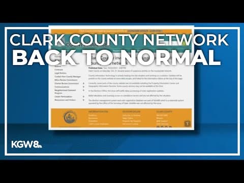 Clark County officials confirm cyber security attack