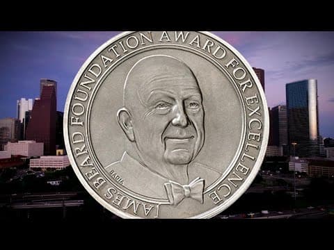 The James Beard Foundation highlighting Houston's culinary creations